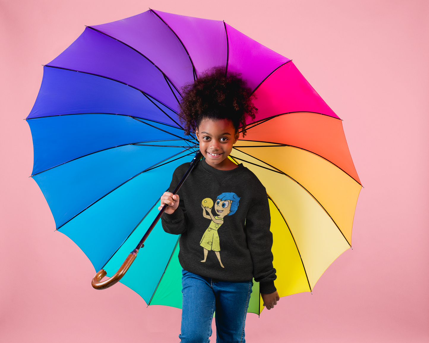 T-shirt Pixar Inside Out con Design Luminoso - Moda Felice e Colorata