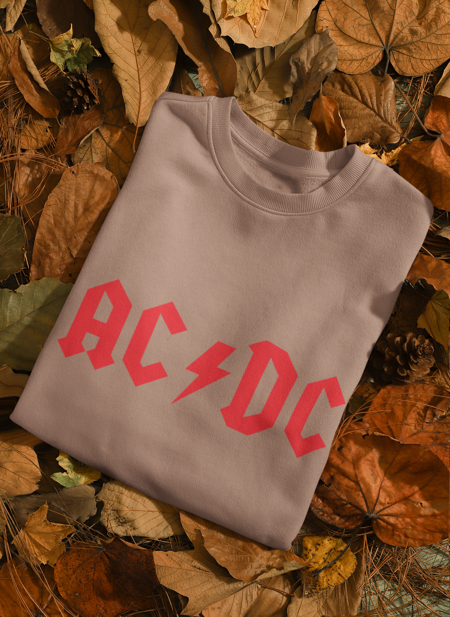 Felpa 100% Cotone con Logo AC/DC | Comfort e Stile per Fan del Rock 🎸